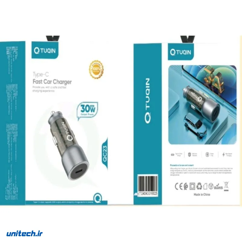 شارژر فندکی 30 وات کیوتوکین مدل QC231